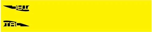 TAC VANES STANDARD ARROW WRAP - 4.675" YELLOW 13 PACK