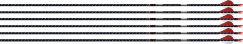 EASTON ARROW 5MM FMJ 300 - 6-PACK W/ 2" BLAZER VANES