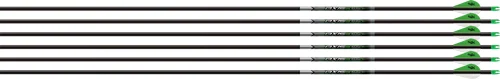 EASTON AXIS 5MM 400 W/ HALFOUT - 6-PACK W/ 2" BLAZER VANES
