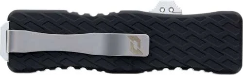 SCHRADE KNIFE UPROAR D/A OTF - 3" D2 BAYONET POINT BLACK/SS