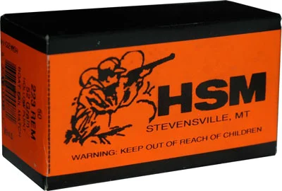 HSM .223 Remington 52gr BTHP – 50rd