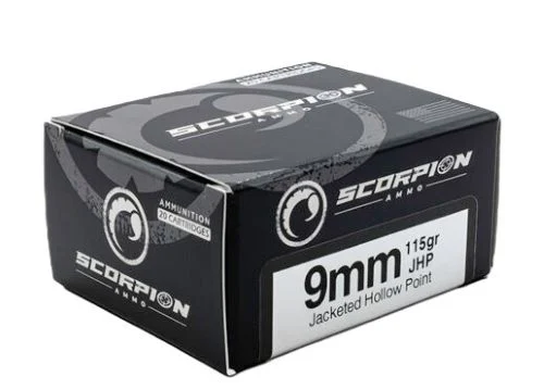 9mm Luger 115gr JHP – 20rd