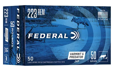 Federal Ammunition .223 Remington 50gr – 50rd