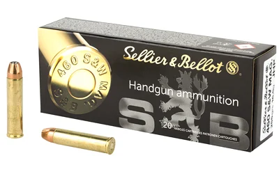 Sellier-Bellot .460 S&W Magnum 255gr JHP Brass – 20rd