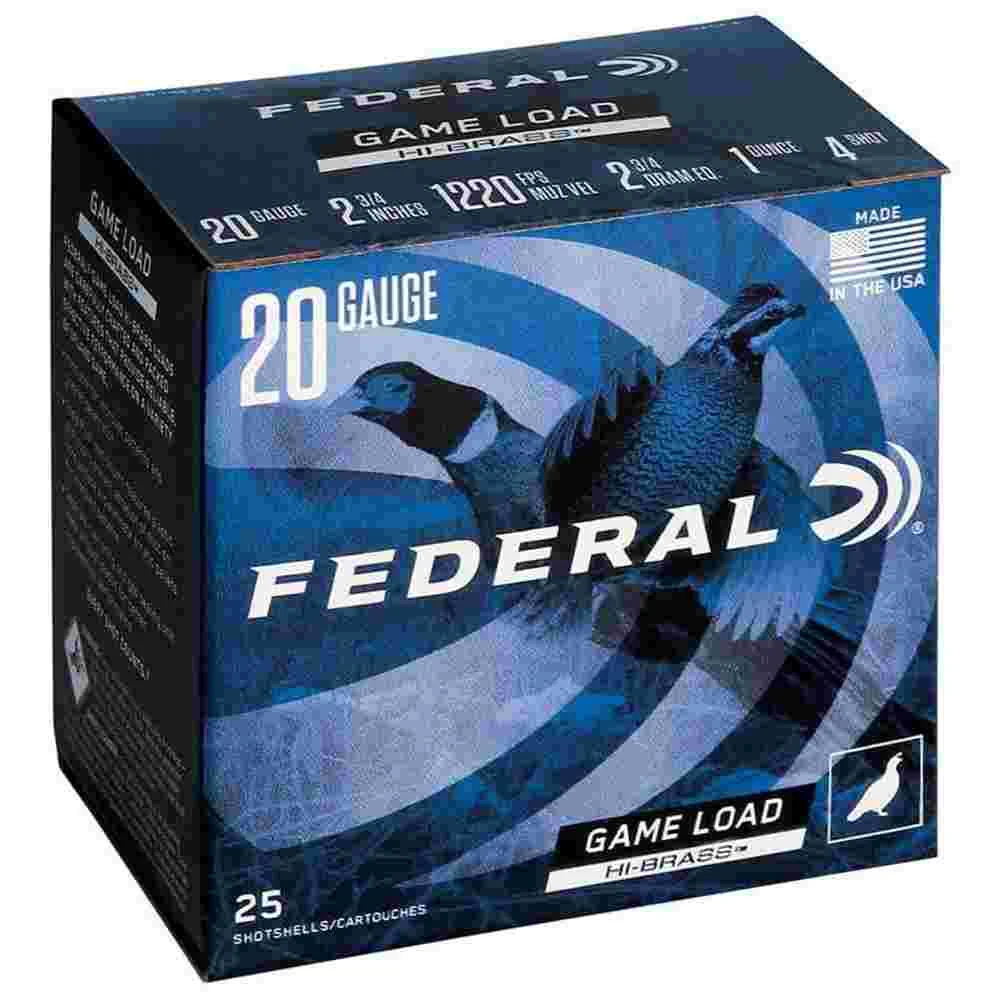 Federal Ammunition 20 Gauge Brass – 25rd