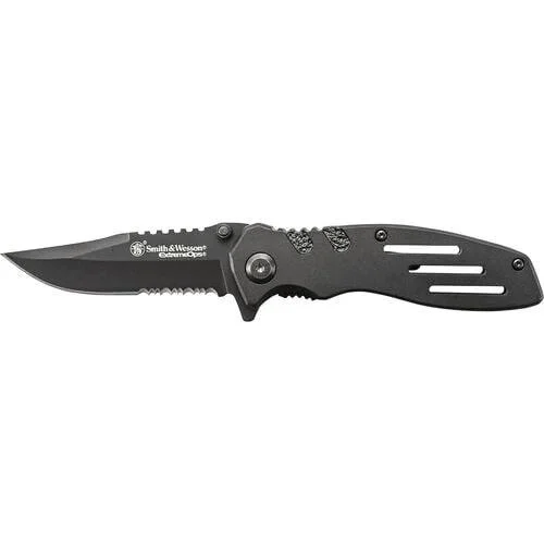 Smith & Wesson Extreme Ops Liner Lock Folding Knife 3 1/10″ Blade Black